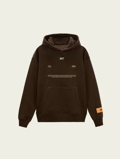 857 HOODIE 2022 BROWN